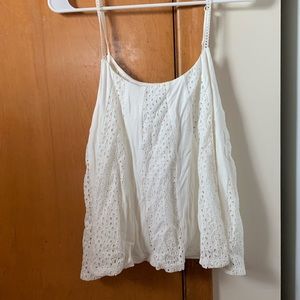 White Blouse Tank Top